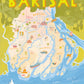 Illustrated Map of Barisal Divison